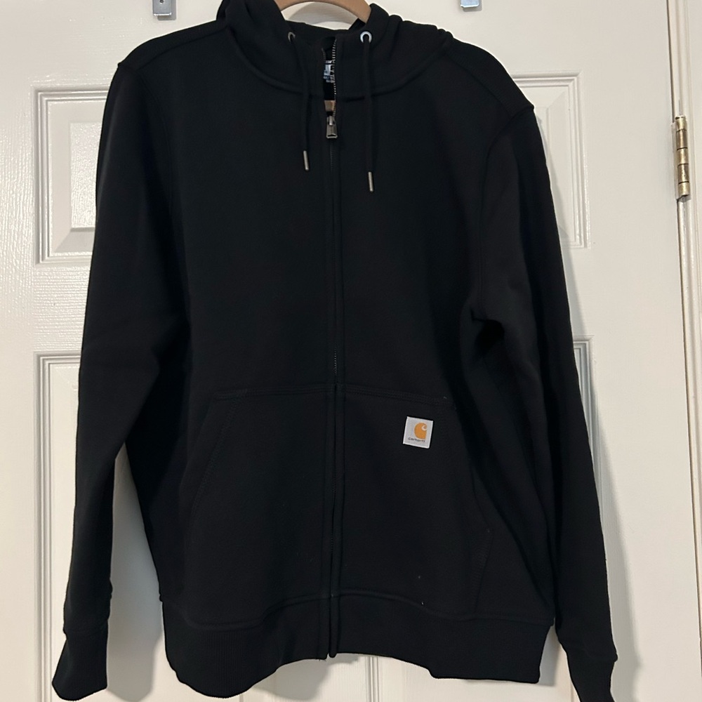 Carhartt Women's Black Zip Up Hoodie - Picture 2 of 5